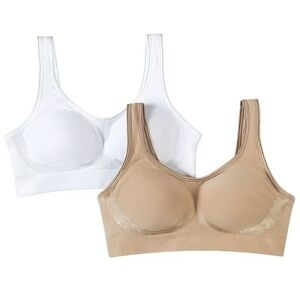 Bali Comfort Revolution Women's 2-Pack Wire-Free Shaping Bra Size Medium